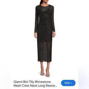 NWT H&M crystal gown